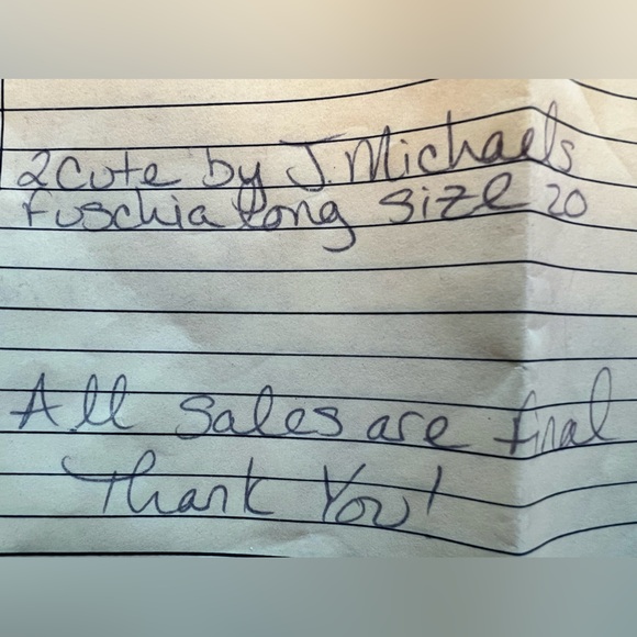 2Cute by J. Micheal’s Pink Formal Dress with Dust Bag
*Prom * Mardi Gras - Picture 12 of 15